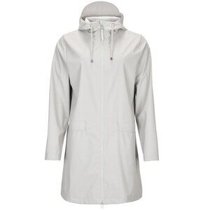 New Rains Waterproof W Coat Rain Jacket Hooded Long Light Hiking Casual Zip Up